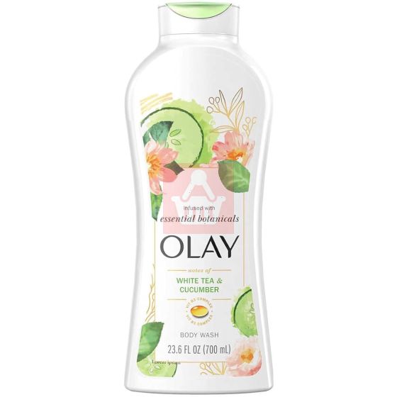 Olay Infused With Essential Botanicals White Tea & Cucumber Body Wash 700ml