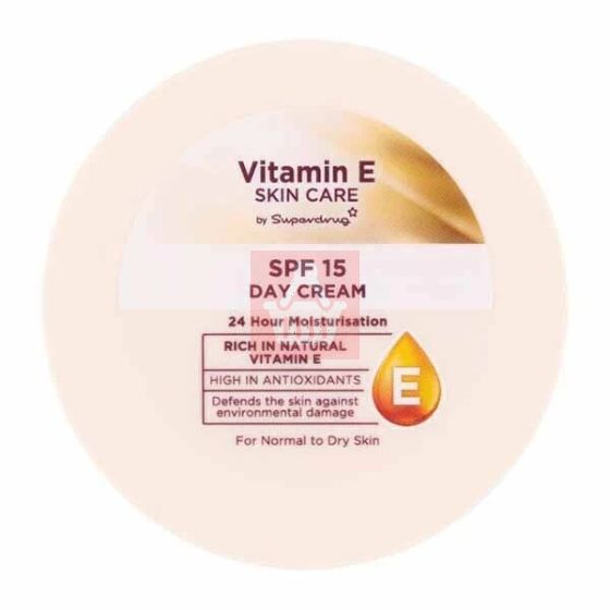 Superdrug Vitamin E Moisturising Day Cream SPF15 100ml