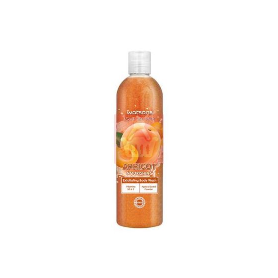 Watsons Apricot Nourishing Exfoliating Body Wash 410 ML 