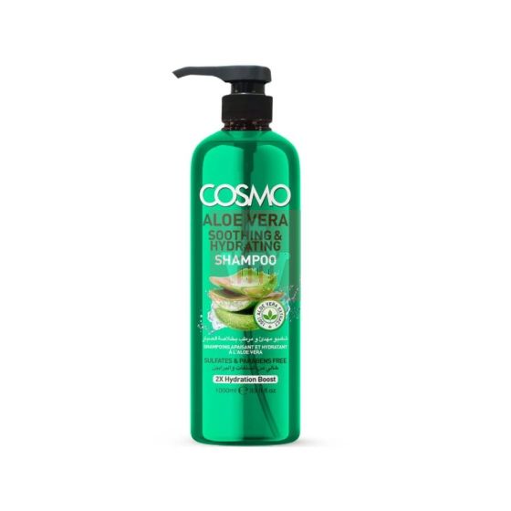 Cosmo Aloe Vera Soothing And Hydrating Shampoo 1000ml
