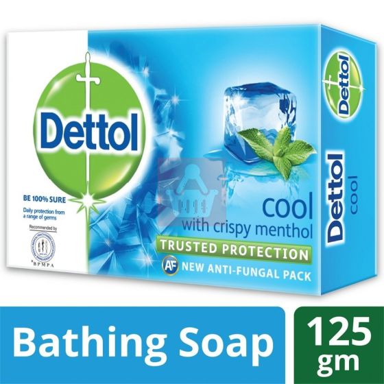 Dettol Soap Cool Bathing Bar Soap 125gm