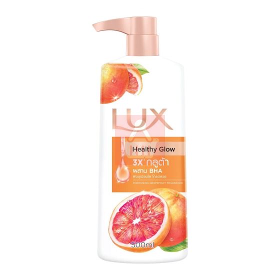 LUX Body Wash Healthy Glow Energising Grape Fruit Fragrance 500 ml