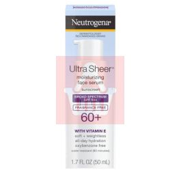 Neutrogena Ultra Sheer Moisturizing Face Sunscreen Serum SPF 60+ - 1.7oz  50ml