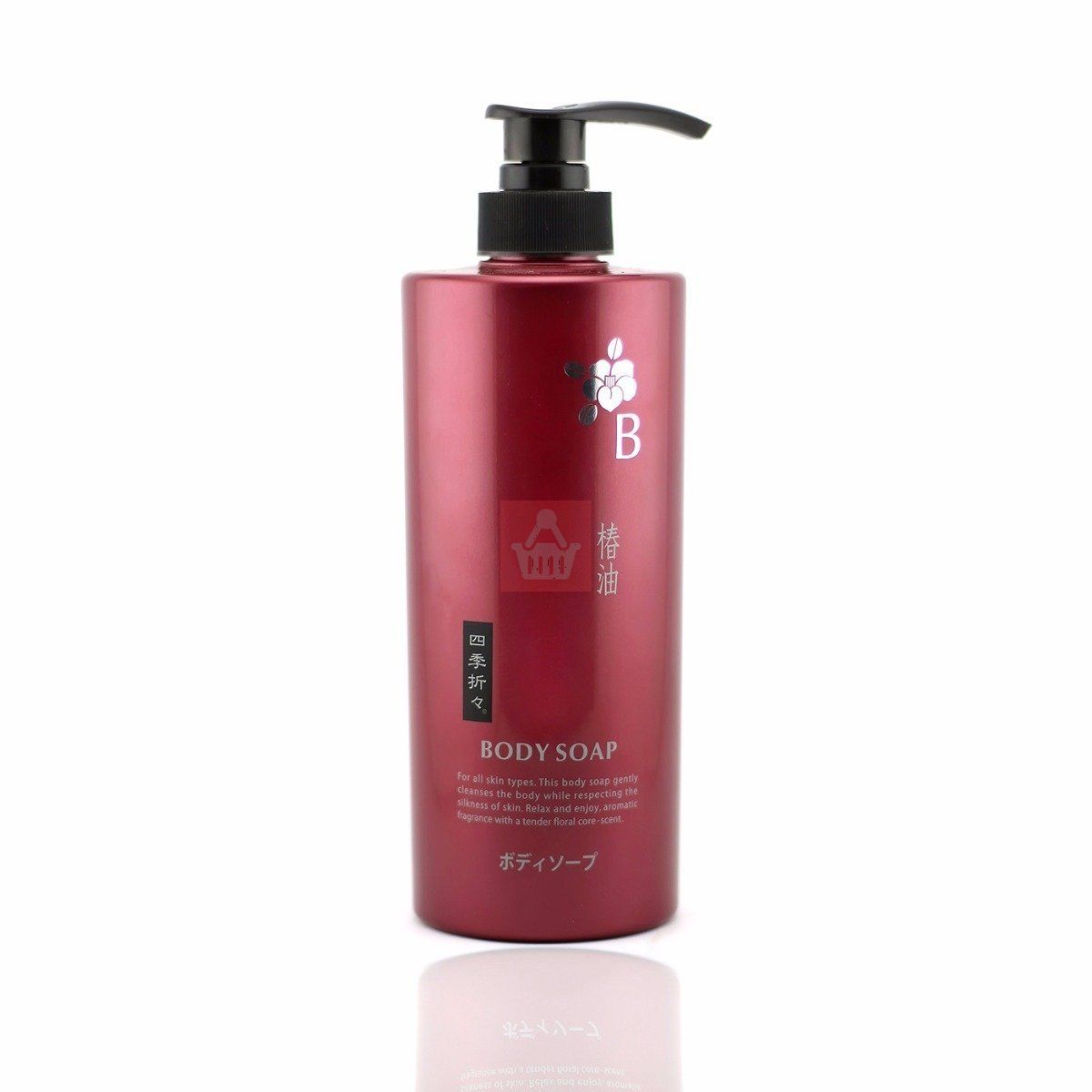 Kumano Cosmetics B-Shikioriori Camelia Body Soap - 600 ML