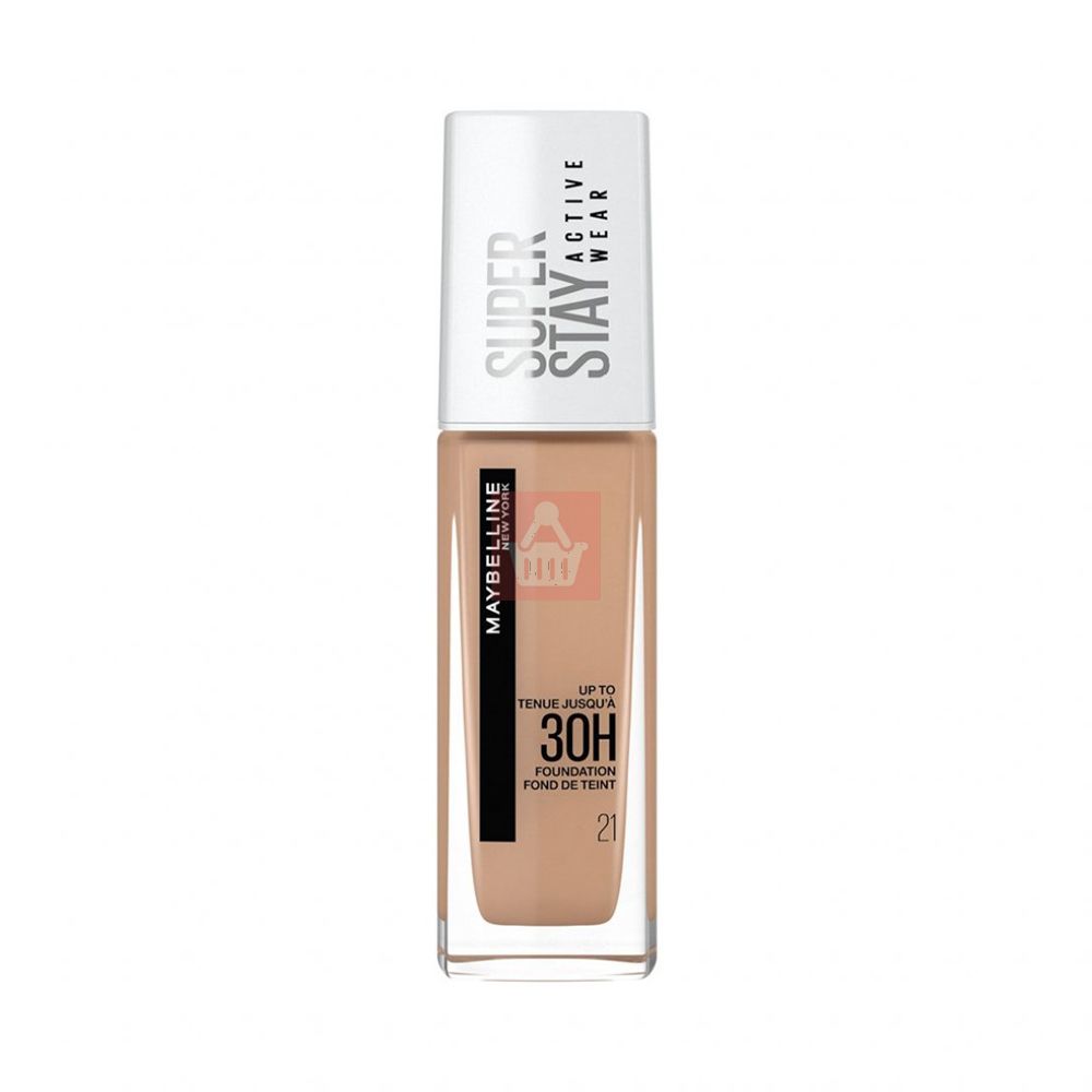Stay　(21　Super　Beige)　-30ml　Foundation　Active　30h　Wear　Maybelline　Nude
