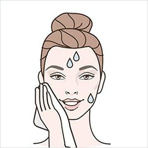 Before apply your face serum make sure your skin is cleaned properly with face wash.